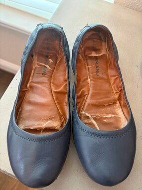 Lucky Brand Navy Blue Ballet Flats